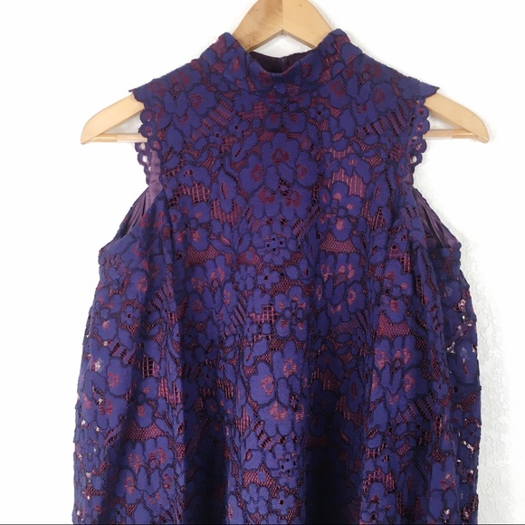 Alexis Siri Cold Shoulder Lace Blouse - Picture 4 of 10